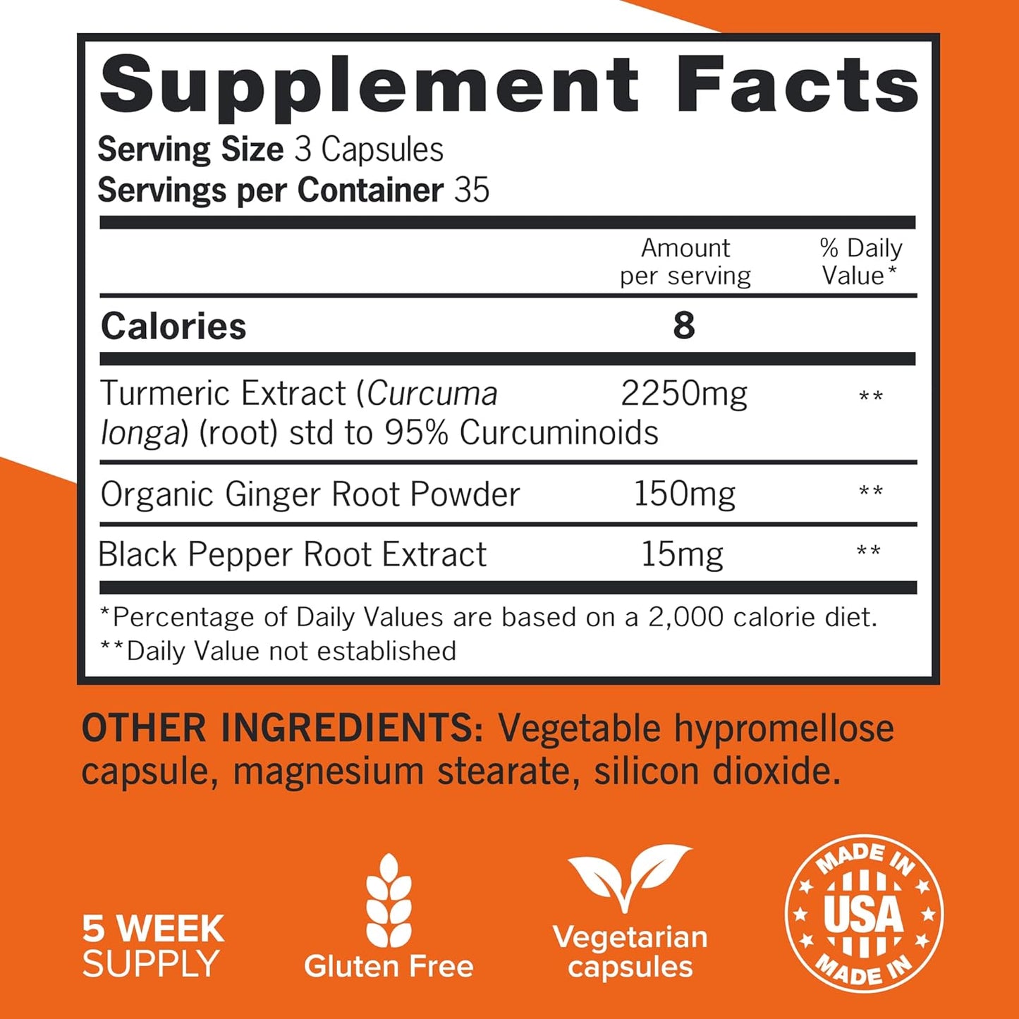 Qunol Turmeric Curcumin with Black Pepper & Ginger, 2400mg Turmeric Ex