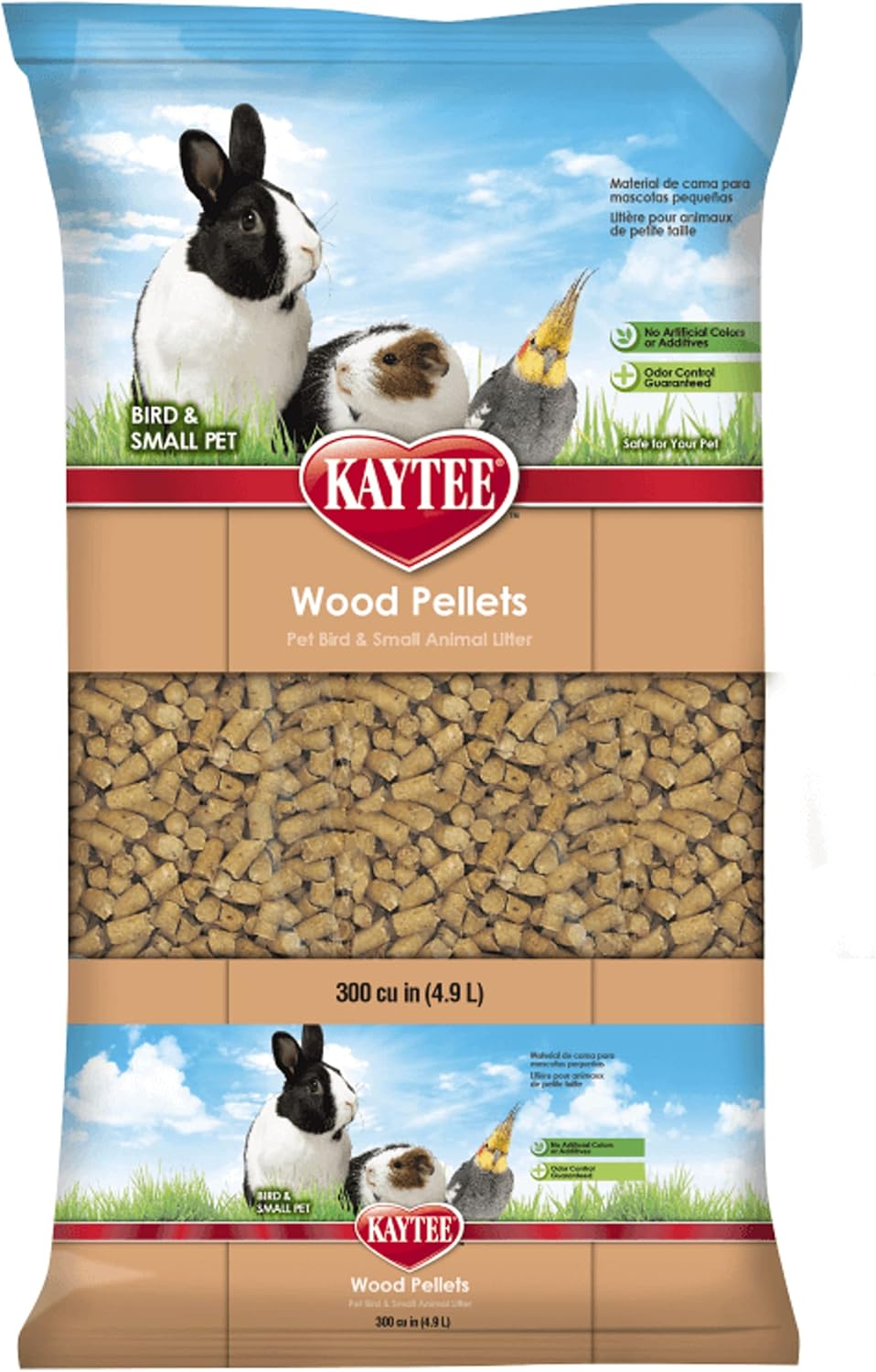 Kaytee Wood Pellets Pet Bird & Small Animal Litter for Ferrets, Guinea