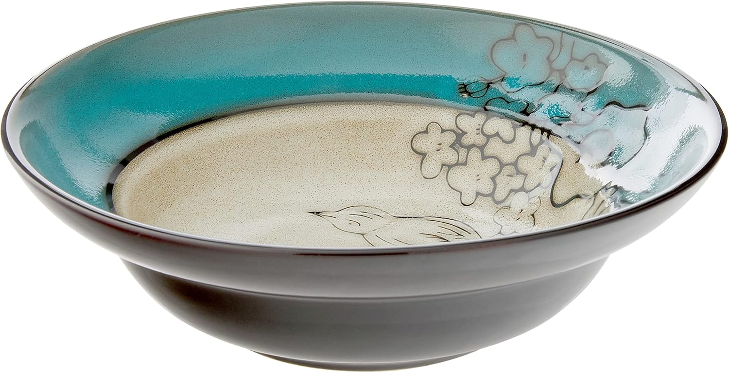 Gourmet Basics by Mikasa Song Bird Dinnerware Set, 16 Piece, Green, Gr