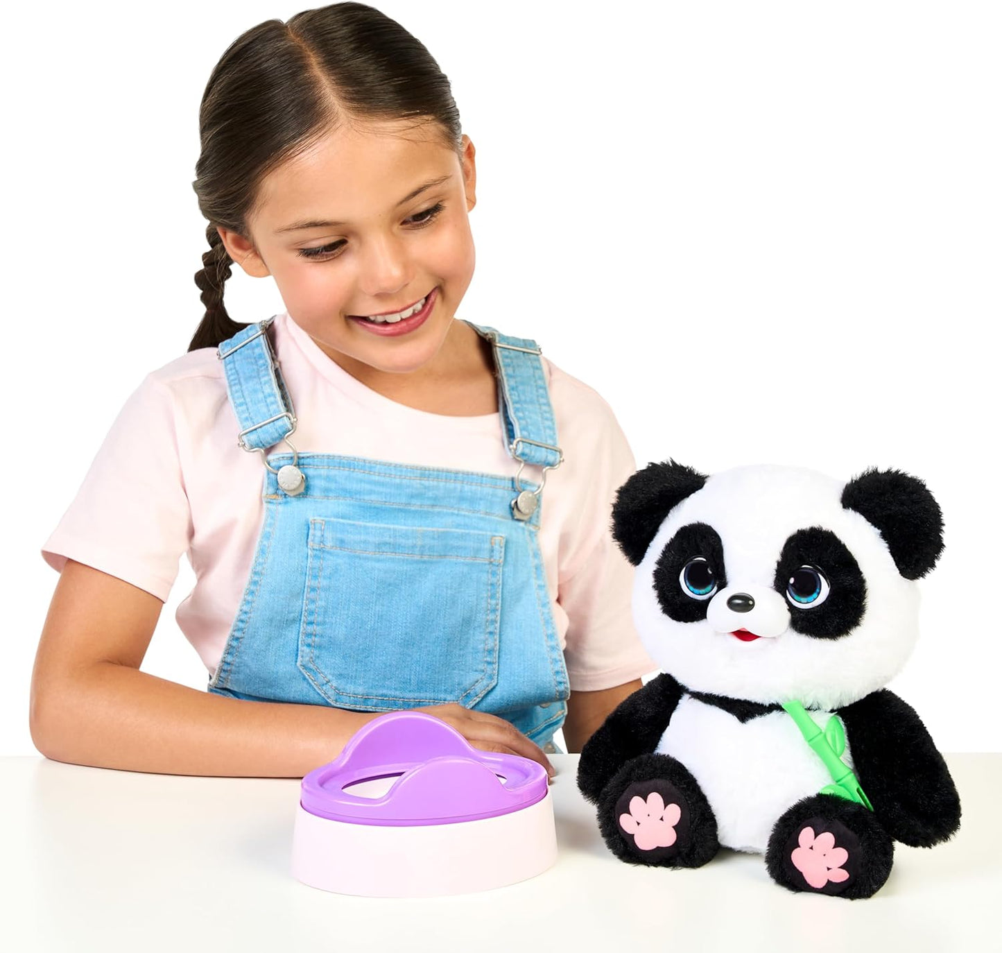 Little Live Pets My Baby Panda ChuChu Plush - Interactive Sounds, Feed