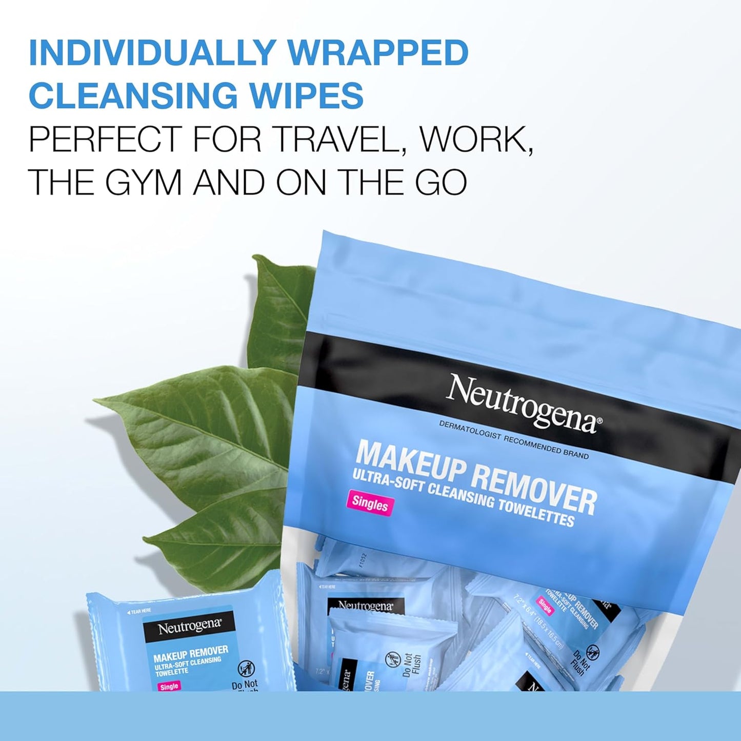 Neutrogena Makeup Remover Wipes, Daily Single Face Cleansing Towelette