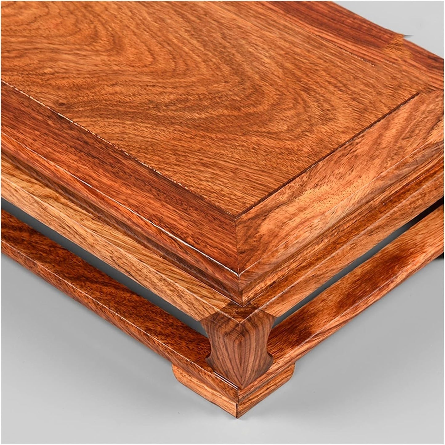 Vase Base Plant Stand for Indoor Outdoor Plants Flower Holder Stand for Wooden Bonsai Base 2.2Inch High Rectangular Decoration Worker Bonsai Display ?Base