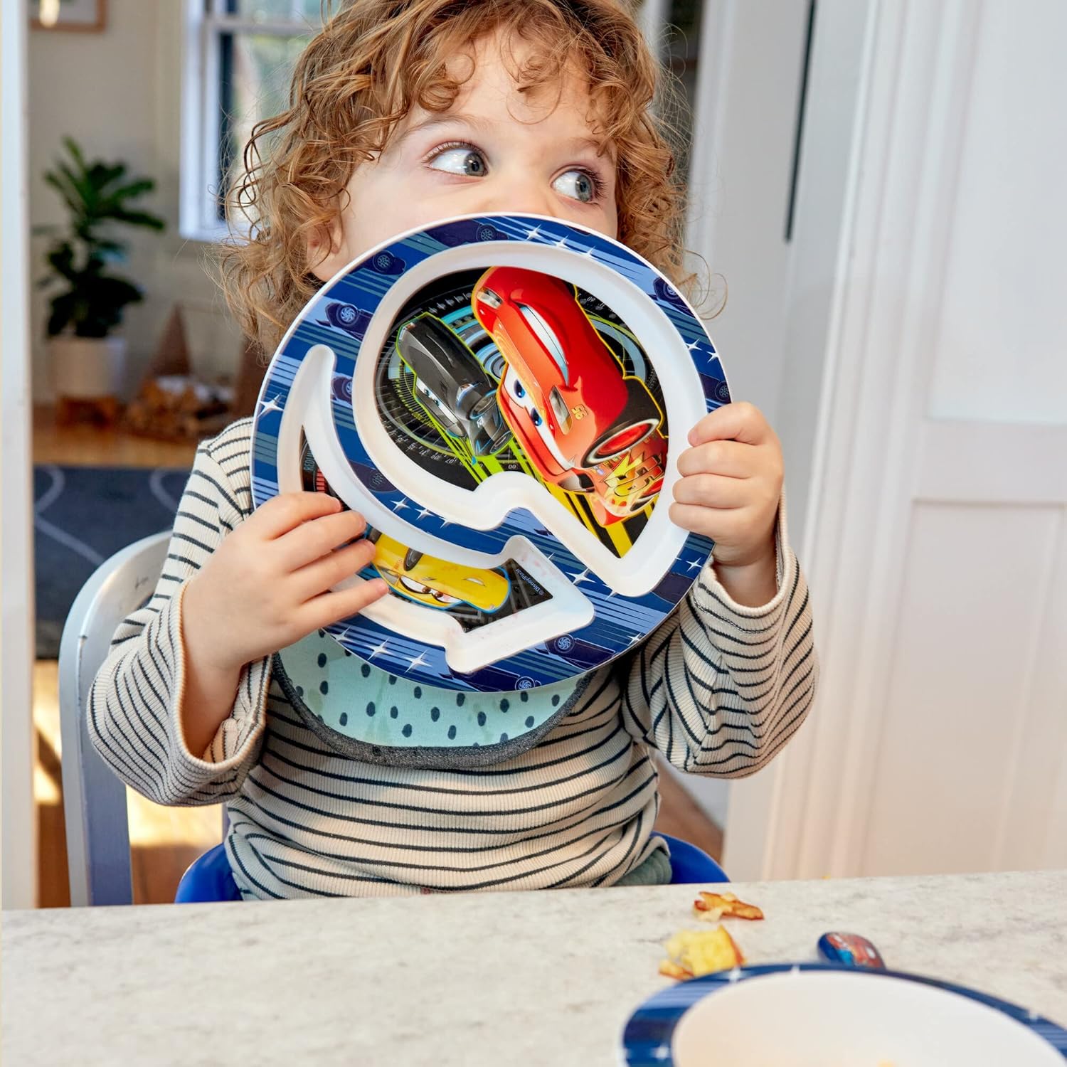 The First Years Disney/Pixar Cars Dinnerware Set - Toddler Plates and 