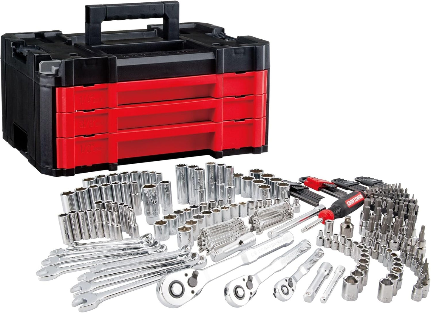 Craftsman 262-Piece Mechanic Tool Set with 3-Drawer VERSASTACK Box, SA