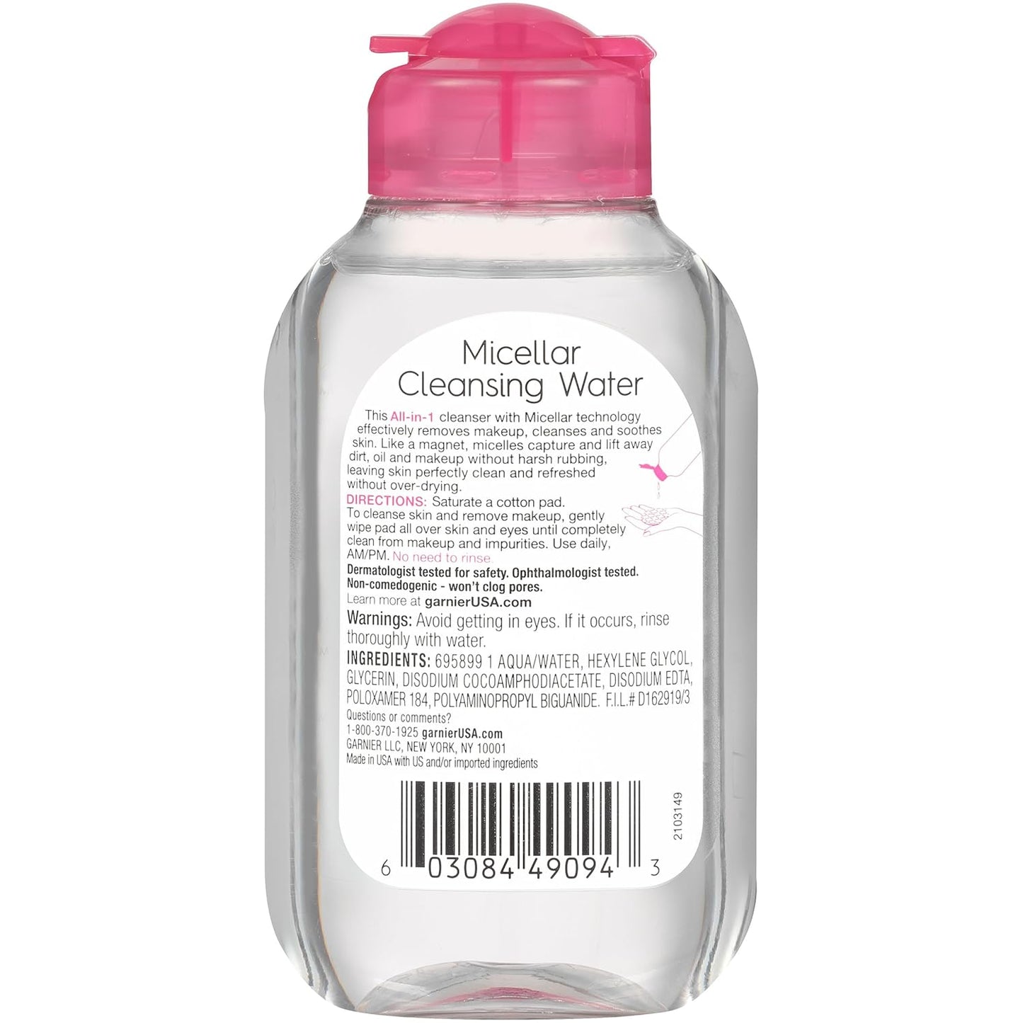 Garnier Micellar Cleansing Water, All-in-1 Makeup Remover and Facial C