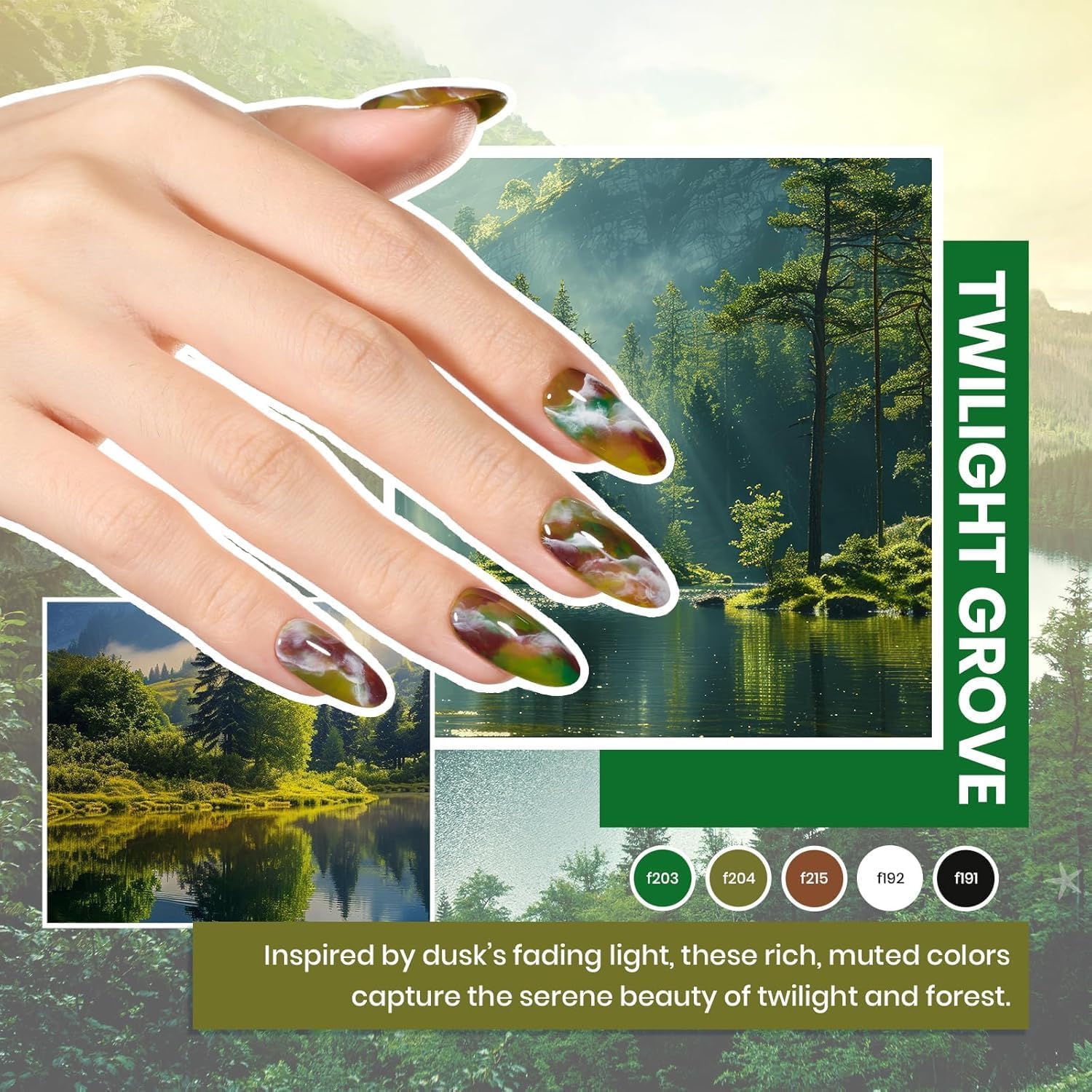 Beetles Gel Nail Polish Kit with U V Light - 80Pcs Color Enchantment 5