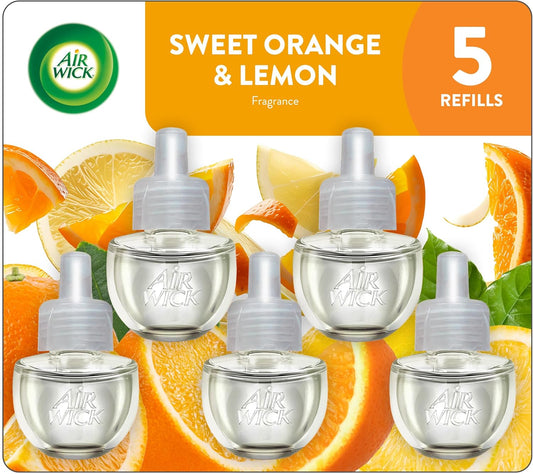 Air Wick Scented Oil - Refill Sweet Orange & Lemon 5 ct.
