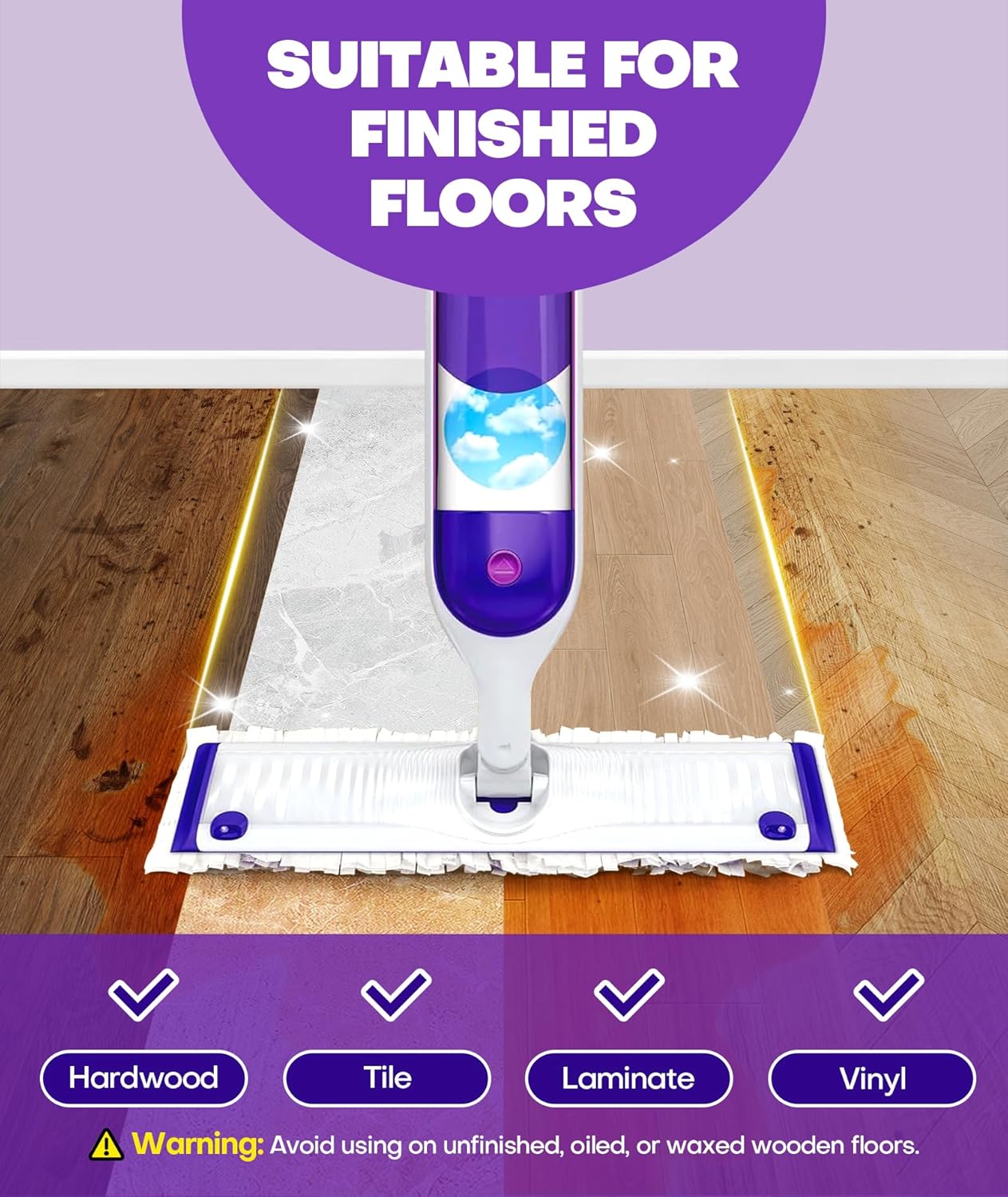 5X Cleaning Power Mop Refills for Swiffer Power Mop, 500+ Strips Multi