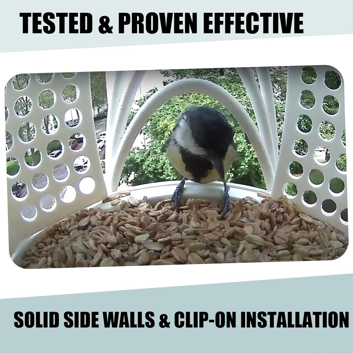 Bird Feeder Shield Compatible with NETVUE Birdfy Smart Feeder – Keep Out Unwanted Birds & Predators, Must-Have Feeder Accessory