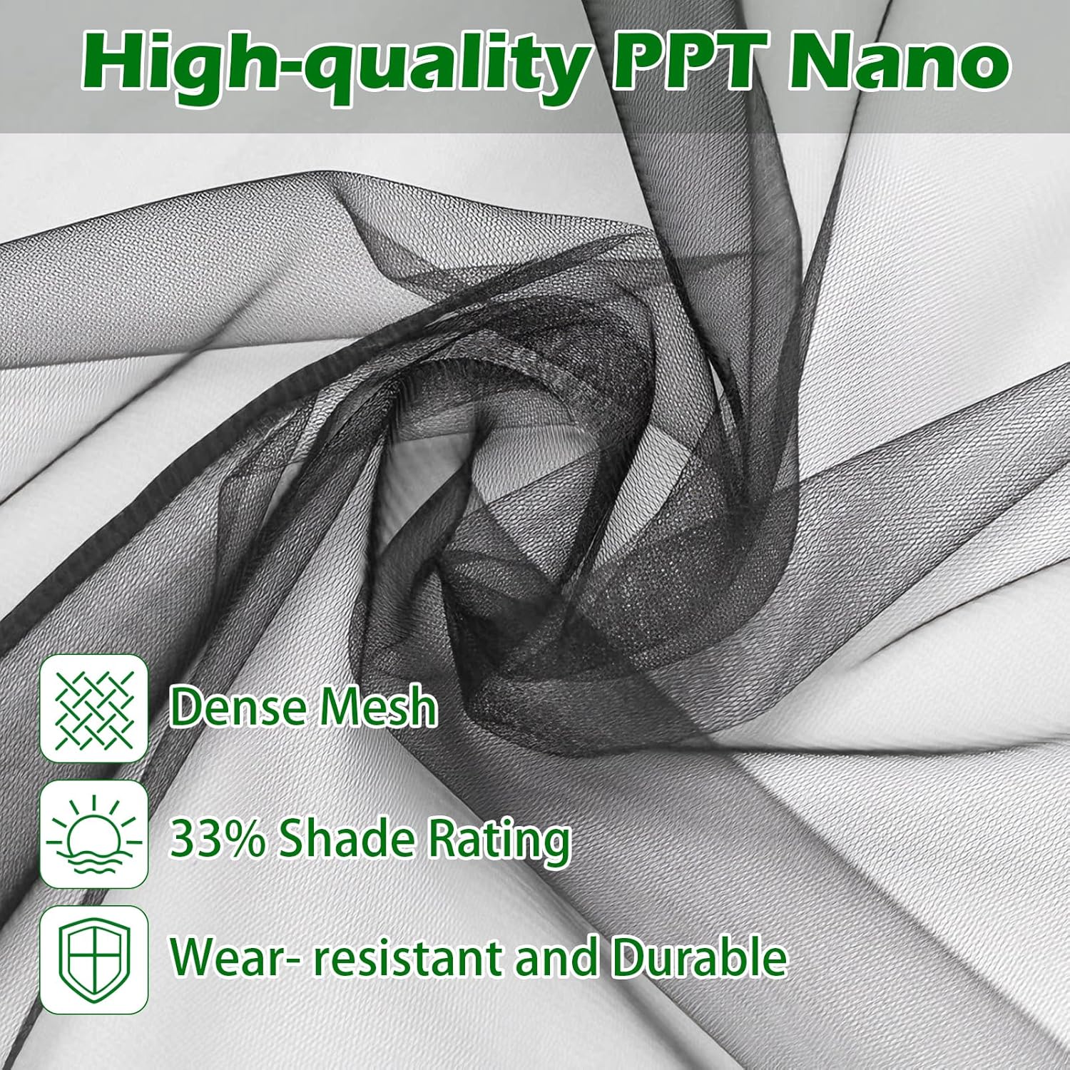 Stronger Garden Mesh Netting for Plants Vegetables Fruits Flowers - 10