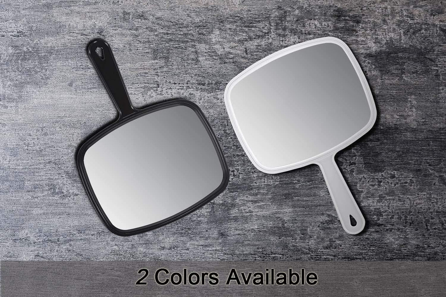 PROTECLE Hand Mirror, 10.3" L x 7.4" W Salon Barber Hairdressing Handh