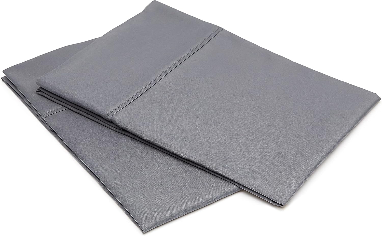 Amazon Basics Standard Pillow Cases, Machine Wash, Lightweight Super S