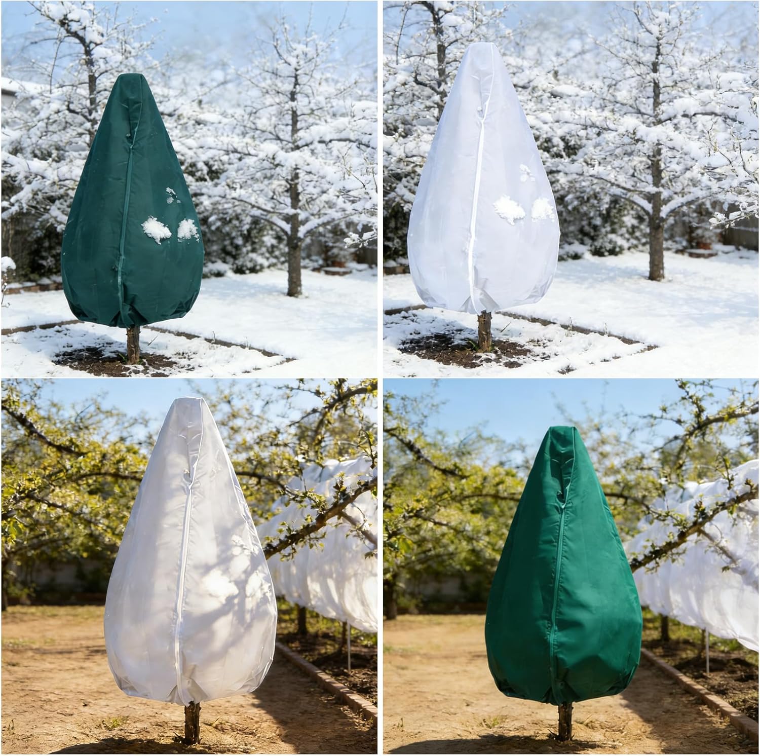 Plant Covers Freeze Protection-78"W x 95"H Extra Large Frost Blankets 