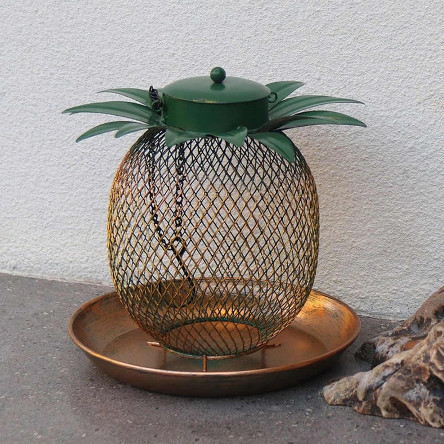 Bird Feeders for Outdoors Pineapple Feeder Hummingbirds Oriole Metal W