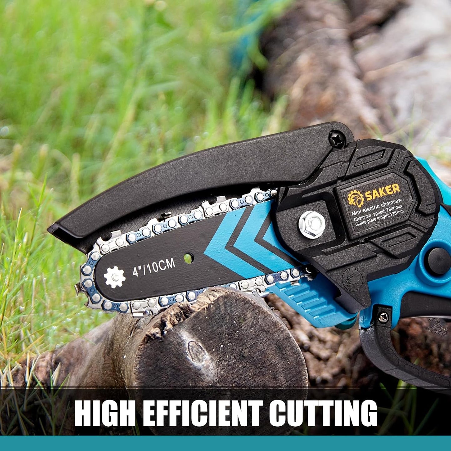 Saker Mini Chainsaw,Portable Electric Chainsaws Cordless,Handheld Chai