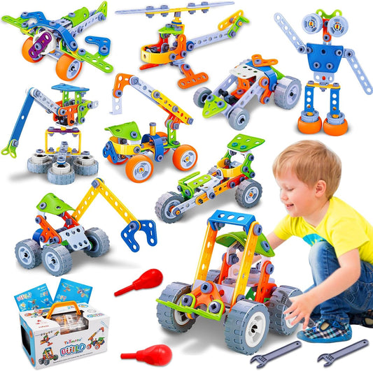 10 in 1 STEM Toys for 4 5 6 7 8+ Year Old Boy Girl Birthday Gifts Buil