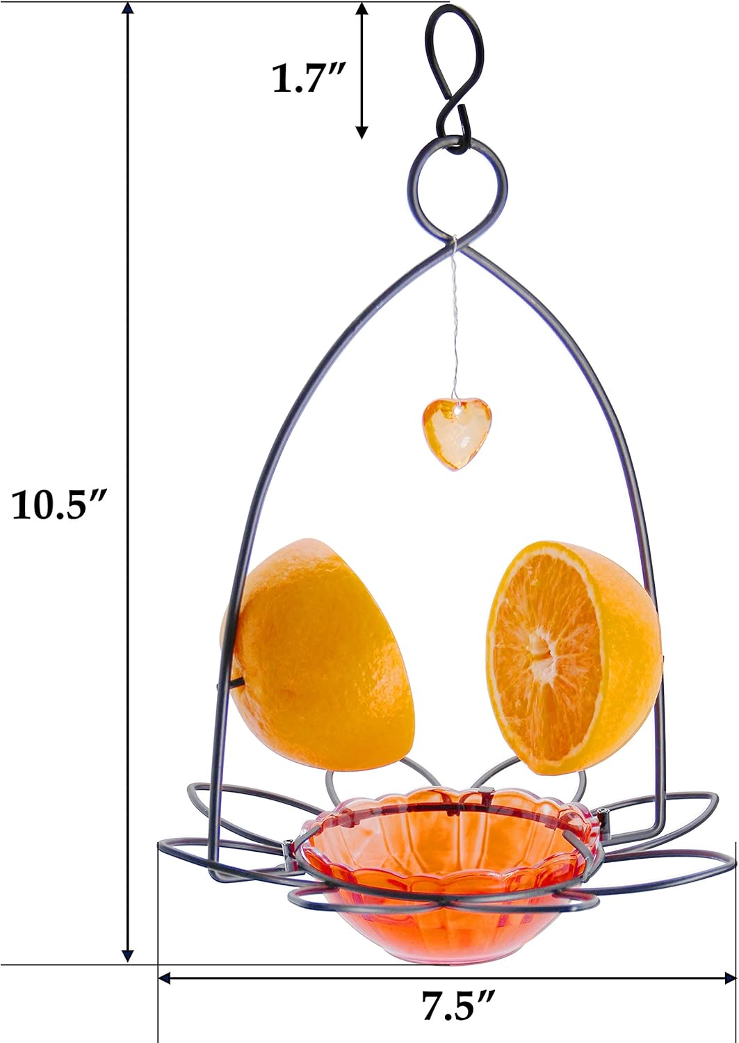FORUP Oriole Bird Feeder, Orange Fruit Oriole Feeder