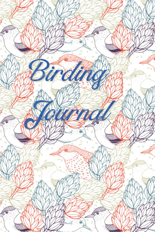 Bird Journal: Bird Blank Journal 100-Page Blank with Lined Pages Bird Journal Birding Wild Bird Watching Diary 6x9 inch Soft Cover Bird-Themed Journal ... Gift for BIrder Great Kids Summer Project