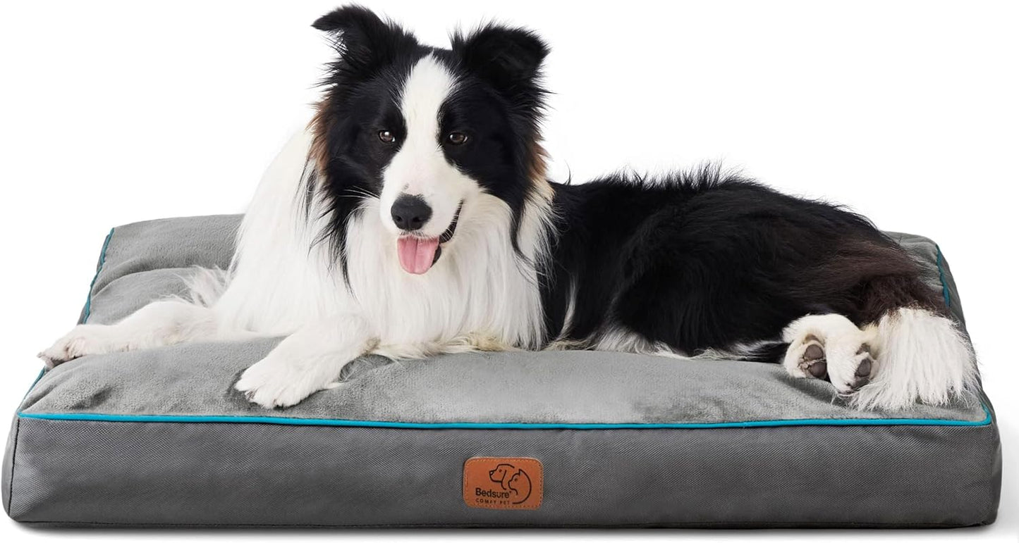 Bedsure Washable Dog Beds Large Sized Dog - 3 Inch Thicken Up to 80lbs