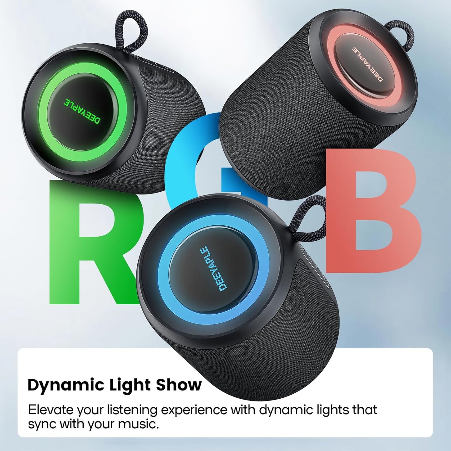 Bluetooth Speaker Wireless,IP67 Waterproof & Dustproof Portable Speake