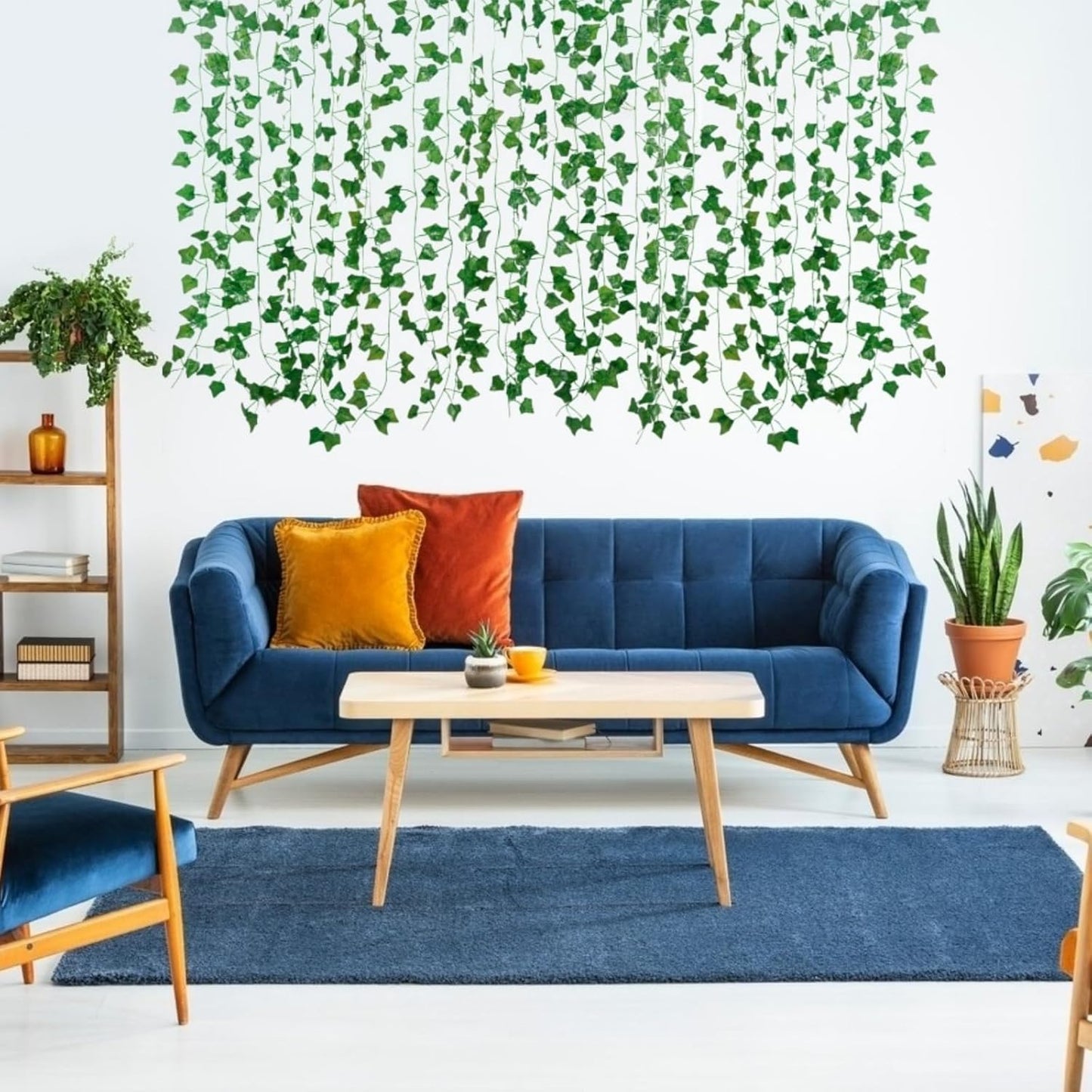 Fake Vines for Room Decor(12 Pack 84 Feet) Aesthetic Artificial Plant 