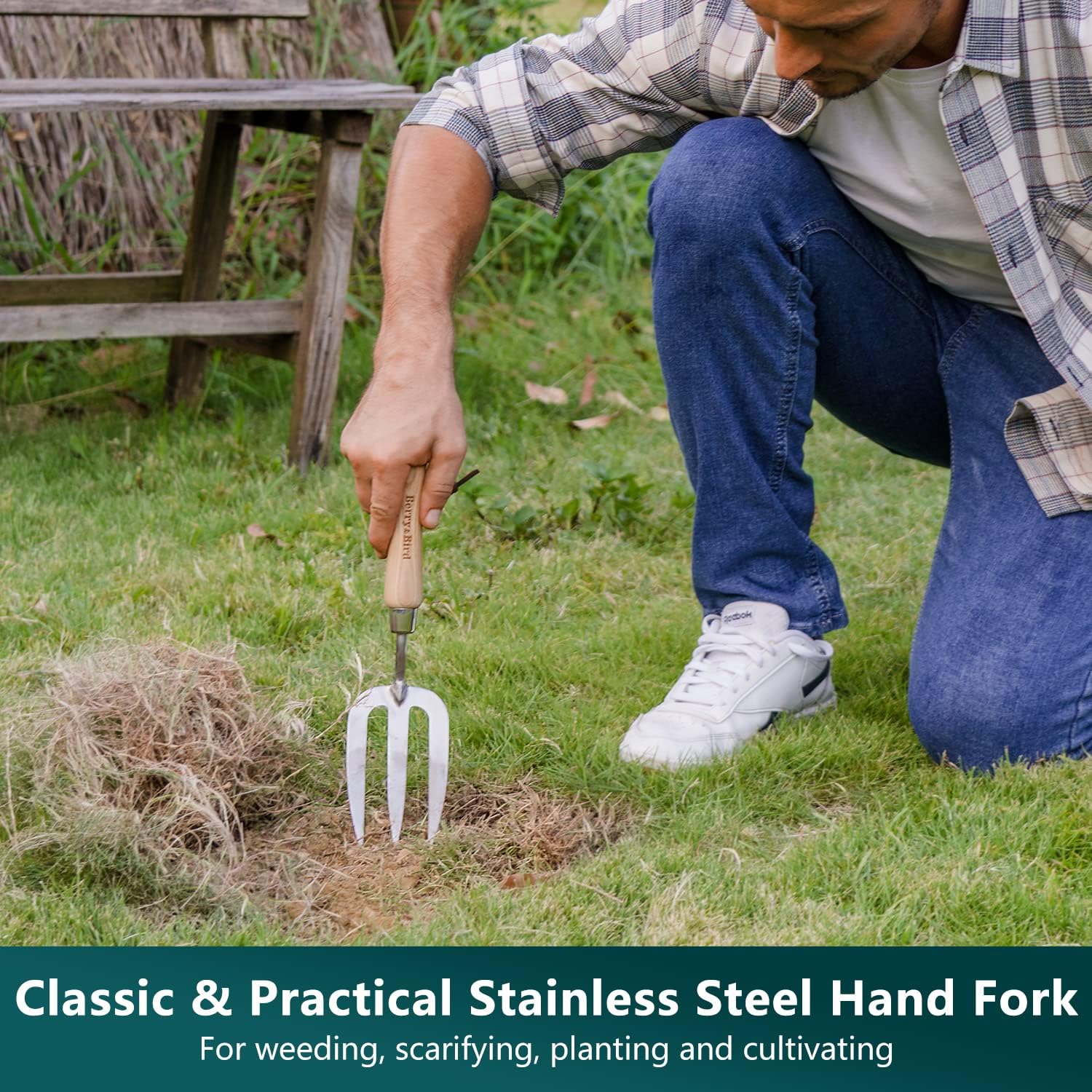 Berry&Bird Gardening Hand Tool Set - 3PCS Stainless Steel Garden Tool 