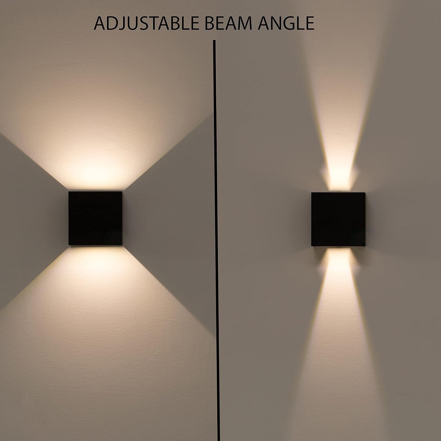Modern Wall Sconce LED Waterproof Wall Lamp Aluminum with Adjustable B