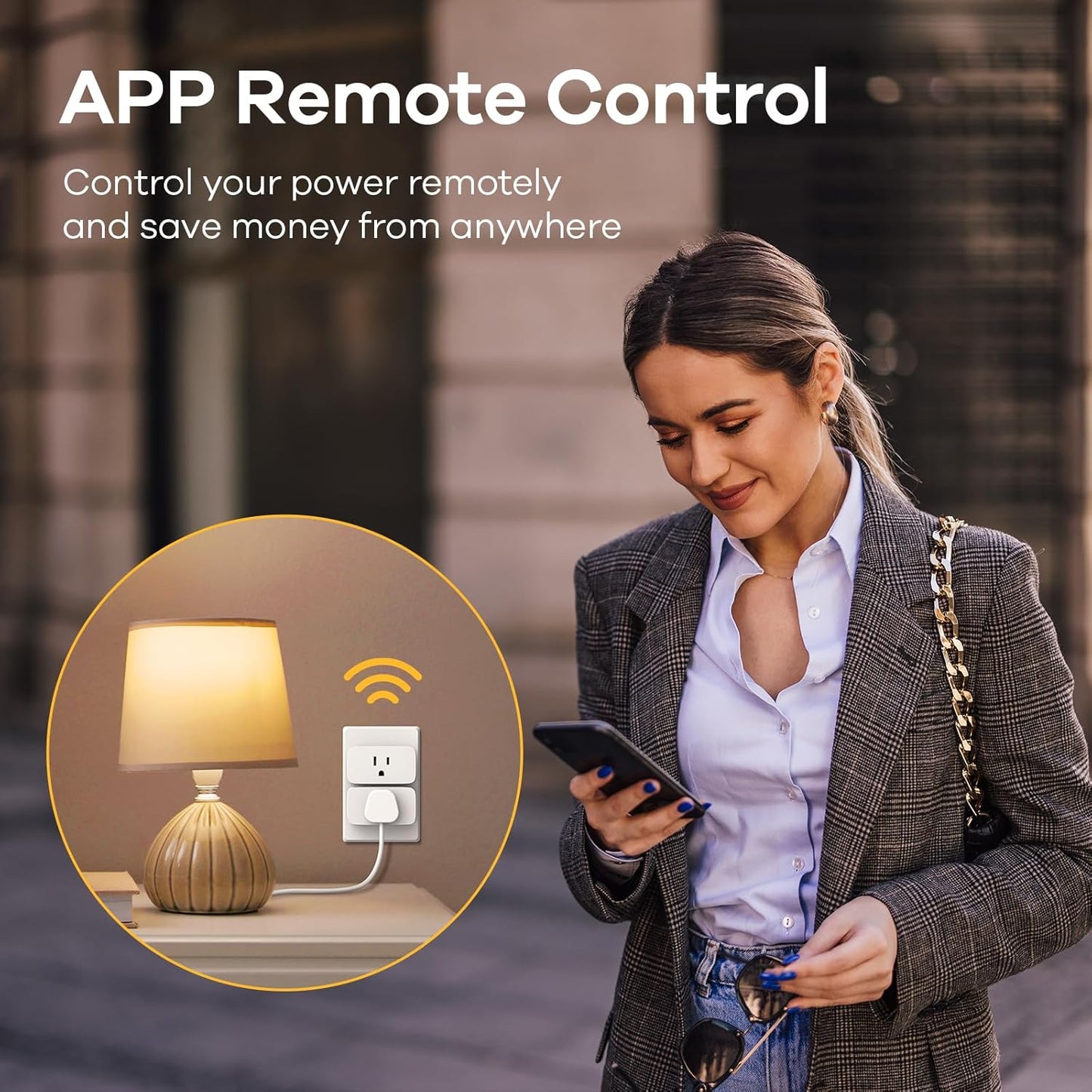 Linkind Matter Smart Plug, Work with Apple Home, Siri, Alexa, Google, 