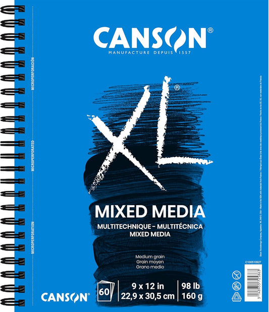 Canson XL Series Mixed Media Pad 9" x 12"