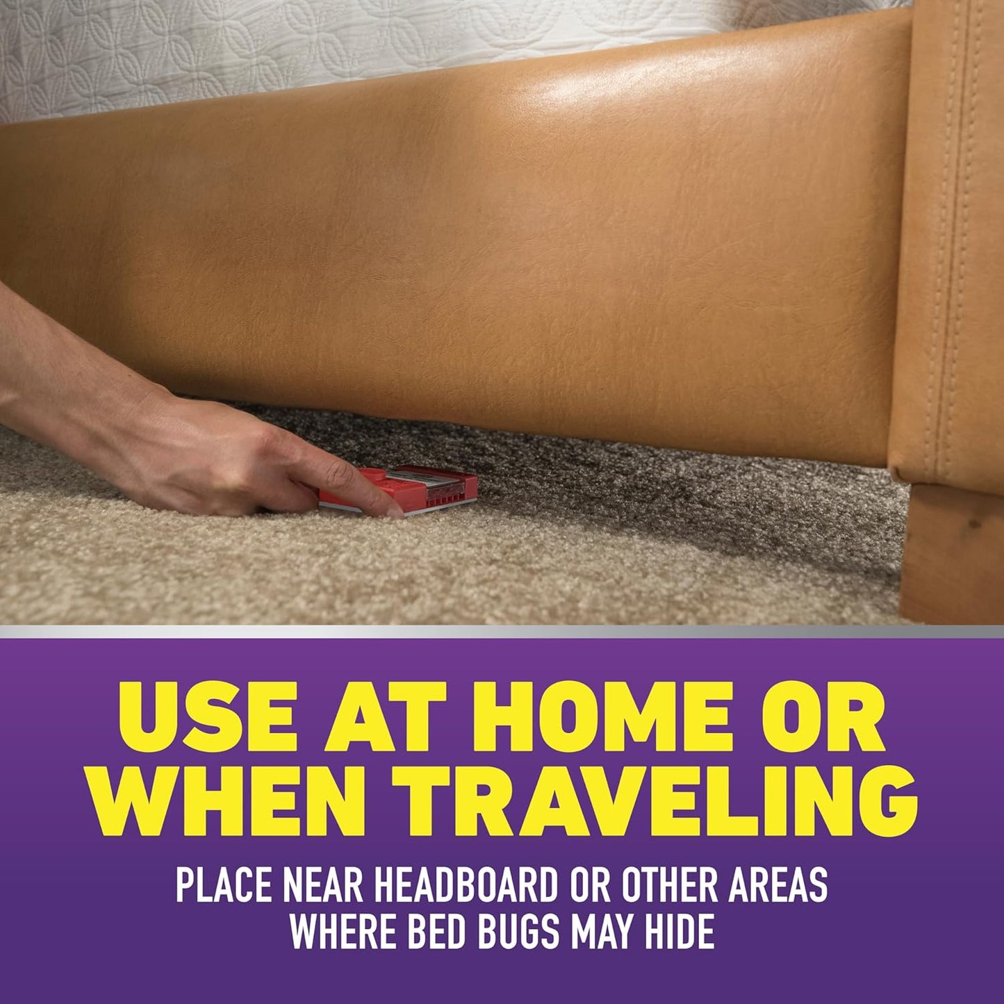 Ortho Home Defense Max Bed Bug Trap, Detect Bed Bugs in Homes and Whil