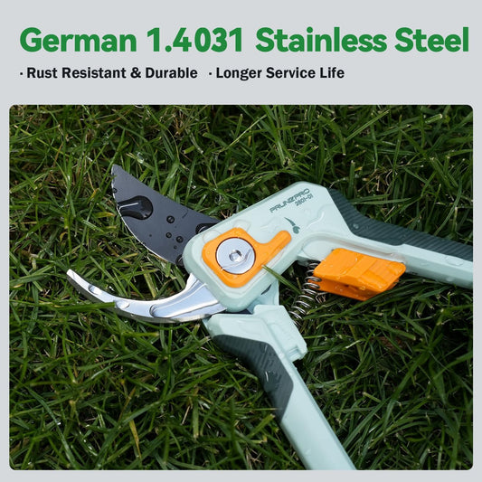 PrunePro Pruning Shears for Gardening Professional Bypass Hand Pruner 