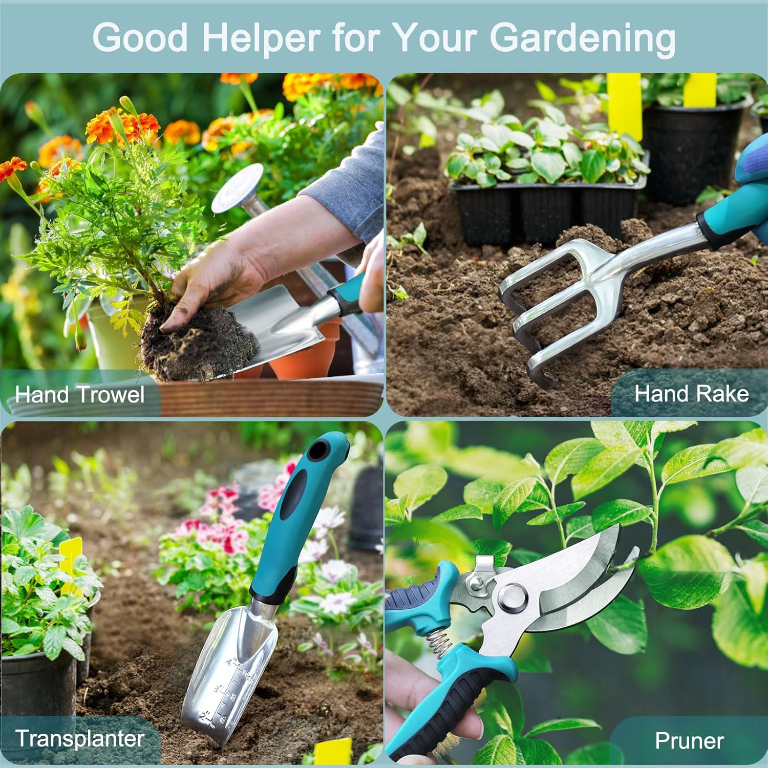 Kynup Garden Tools, Gardening Gift for Women, Men, Beginners, Gardenin