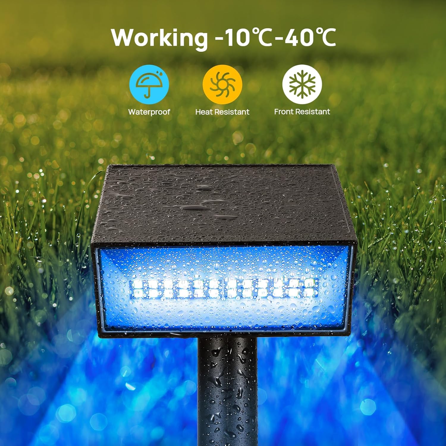 Consciot Solar Spot Lights Outdoor, Adjustable 170° Solar Outdoor Ligh