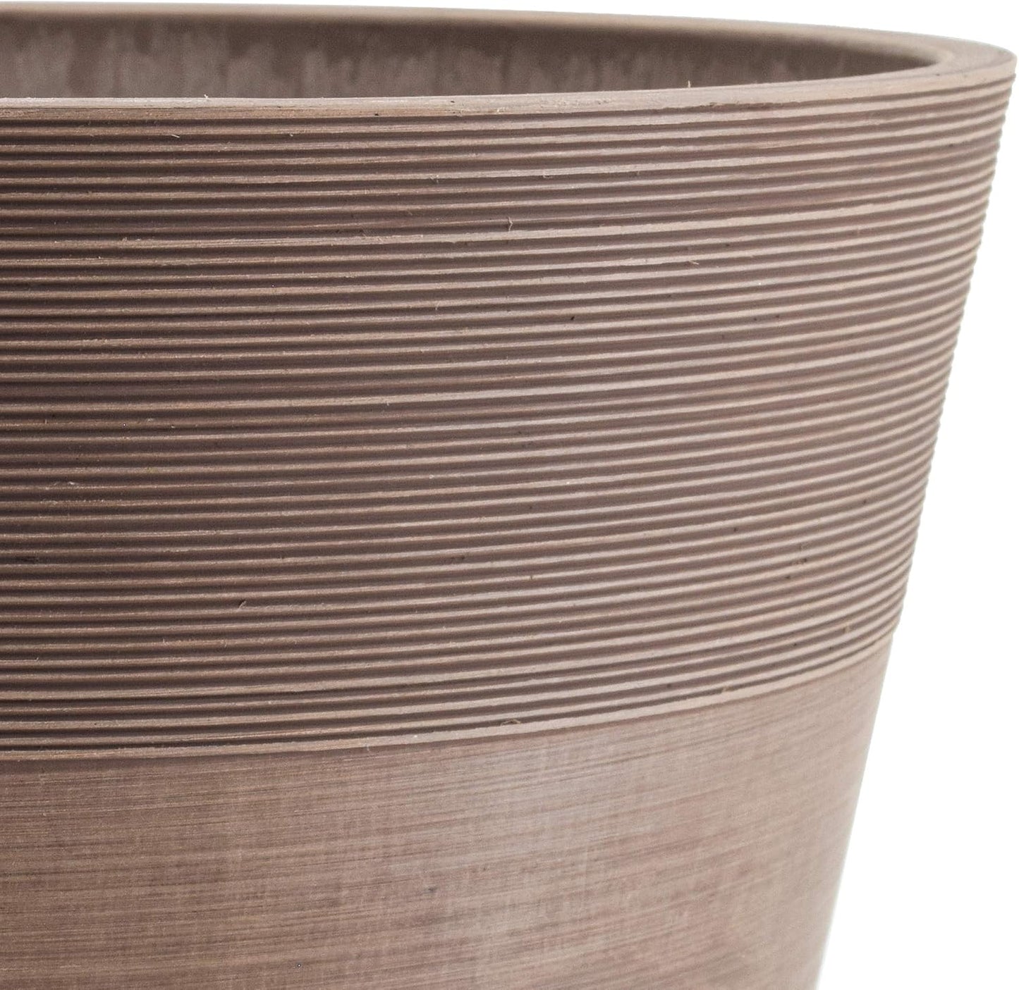 PSW Pot Collection FM35TP 14-inch Plastic/Stone/Wood Composite Large R