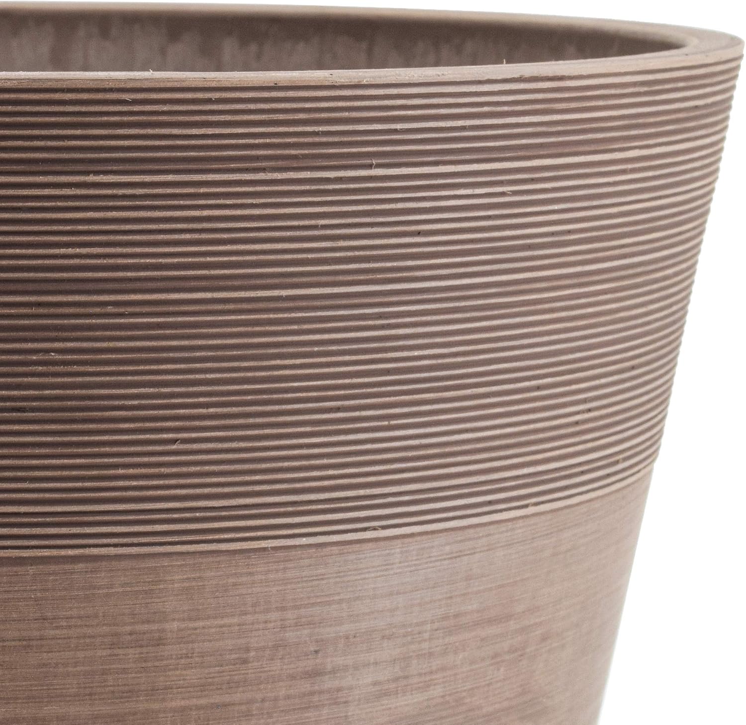 PSW Pot Collection FM35TP 14-inch Plastic/Stone/Wood Composite Large R