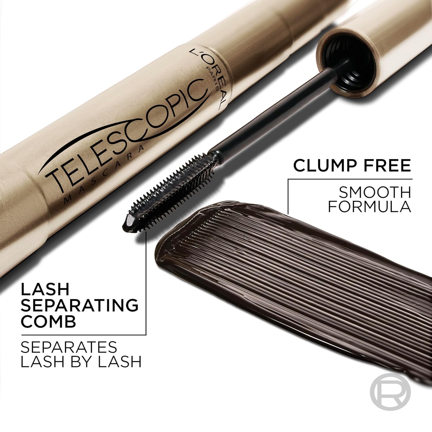 L’Oreal Paris Makeup Original Telescopic Mascara, Separating Mascara V