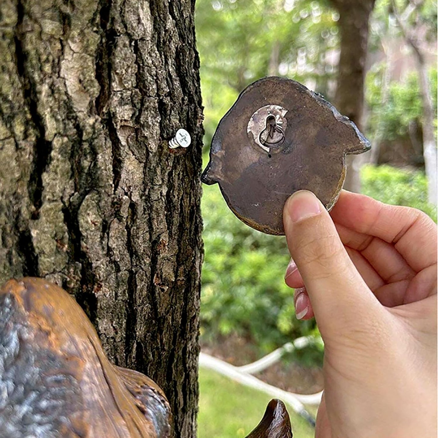 Tree Face Bird Feeder, Tree faces Decor Outdoor, Tree Decorations Outdoor, Whimsical Decor for Tree Trunk Tree Stump, Garden Decor for Outside