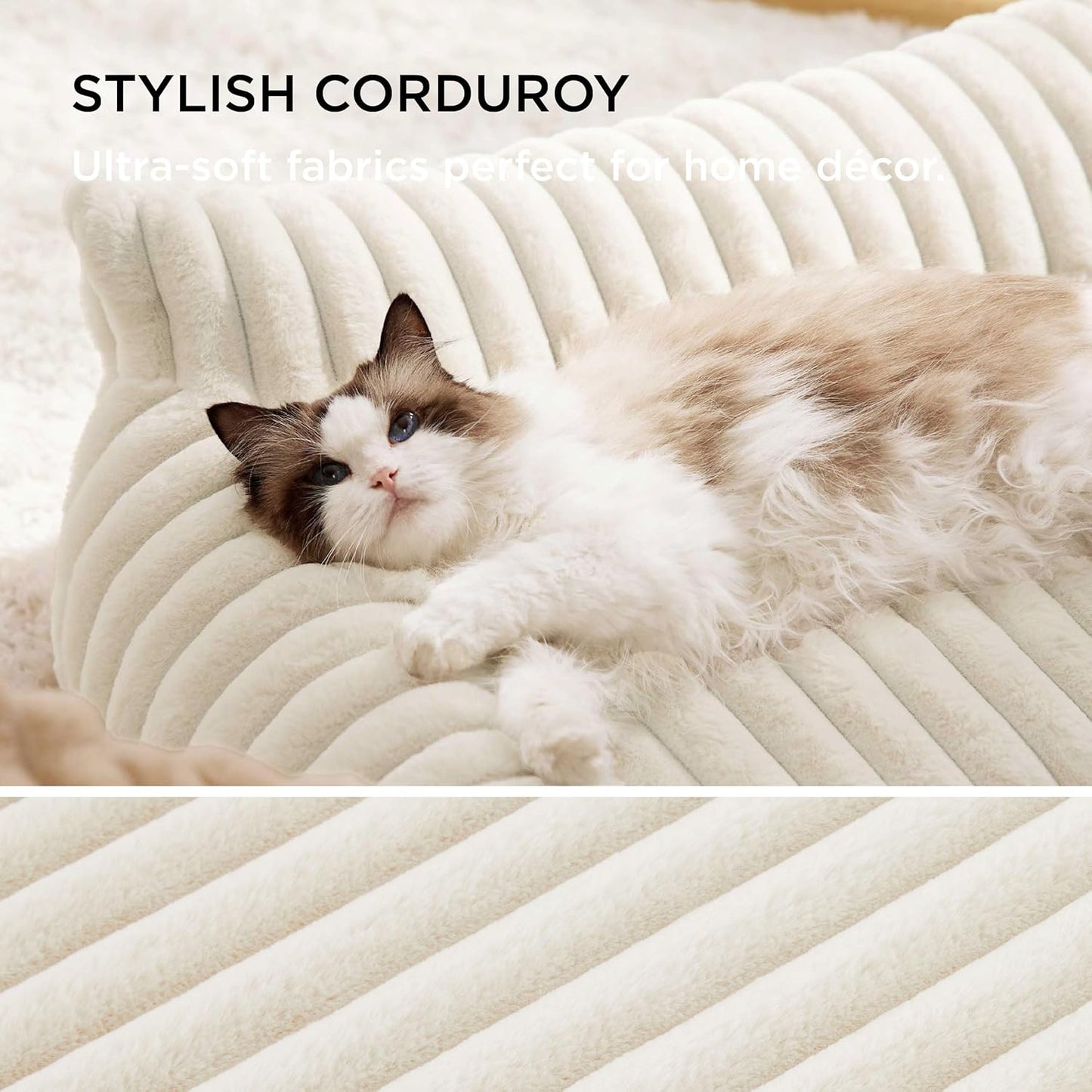 Bedsure ComfyFleece™ Cute Cat Couch for Pets - As Seen on TV on Good D