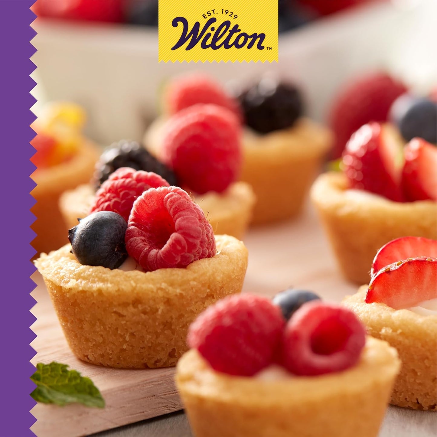 Wilton Gold Non-Stick 24-cup Muffin Pan, Cold-Rolled Steel Bakeware, M