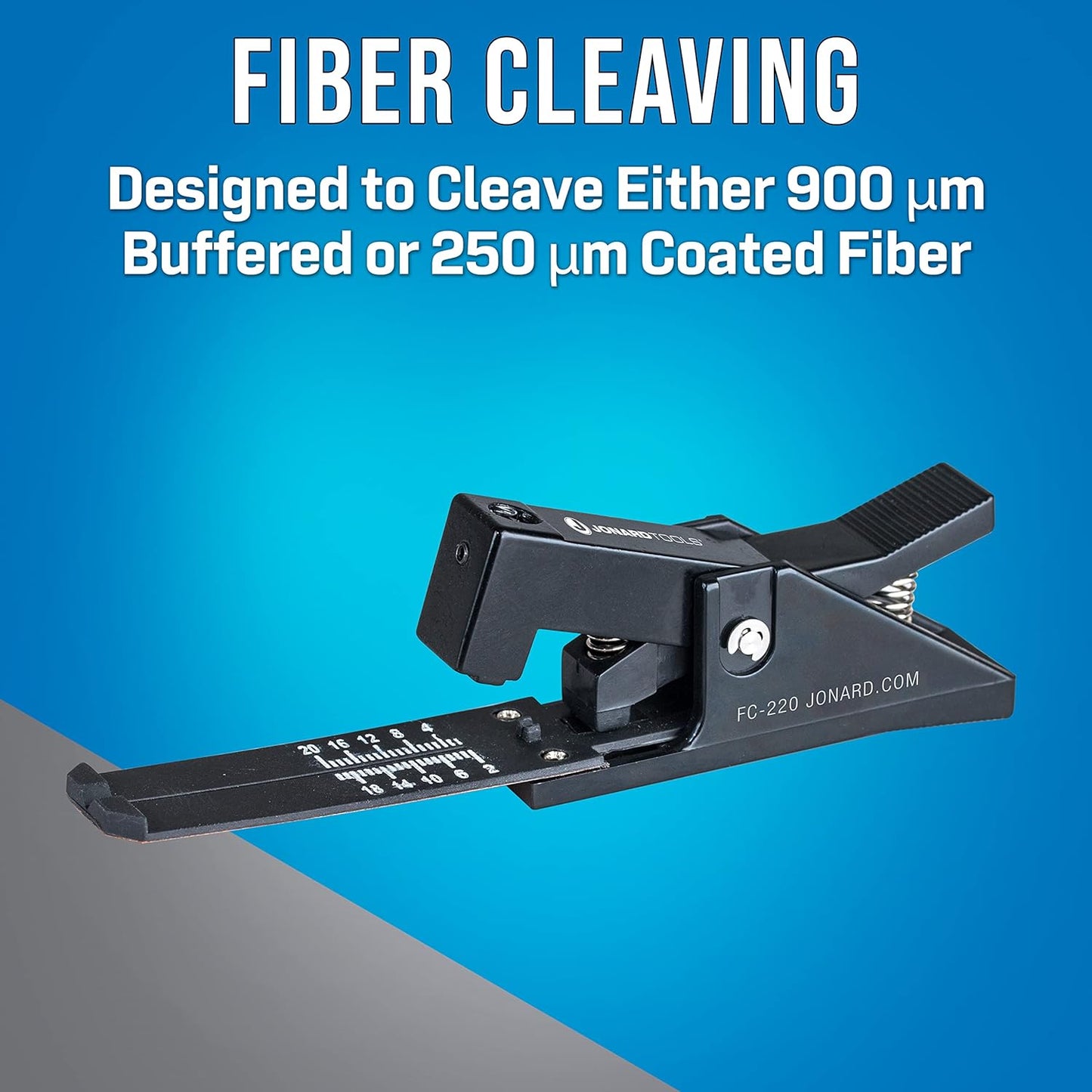 Jonard Tools FC-220 Fiber Cleaver- Precision Cleaving Tool for 250 µm 