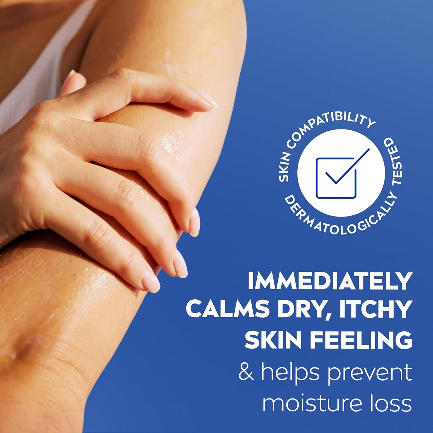 NIVEA Intense Healing Body Lotion for Very Dry, Itchy Skin with Glycer