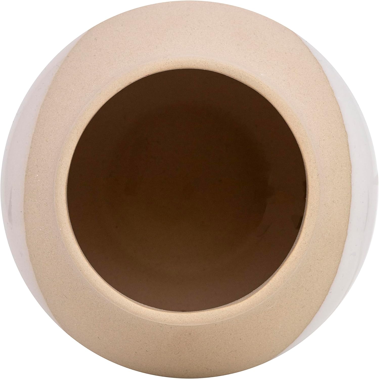 Home Round Oval Flower Vase Pot Modern Flat Navy Indoor & Outdoor Cera