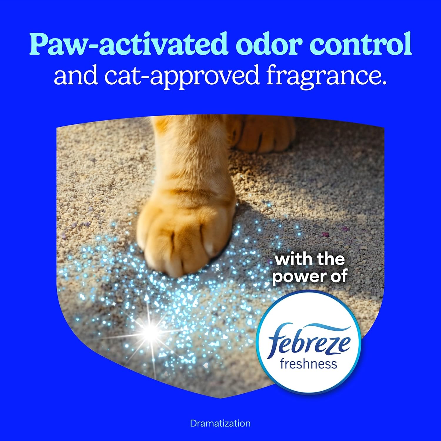 Fresh Step Advanced Clean Paws Multi Cat Clumping Cat Litter with Febr