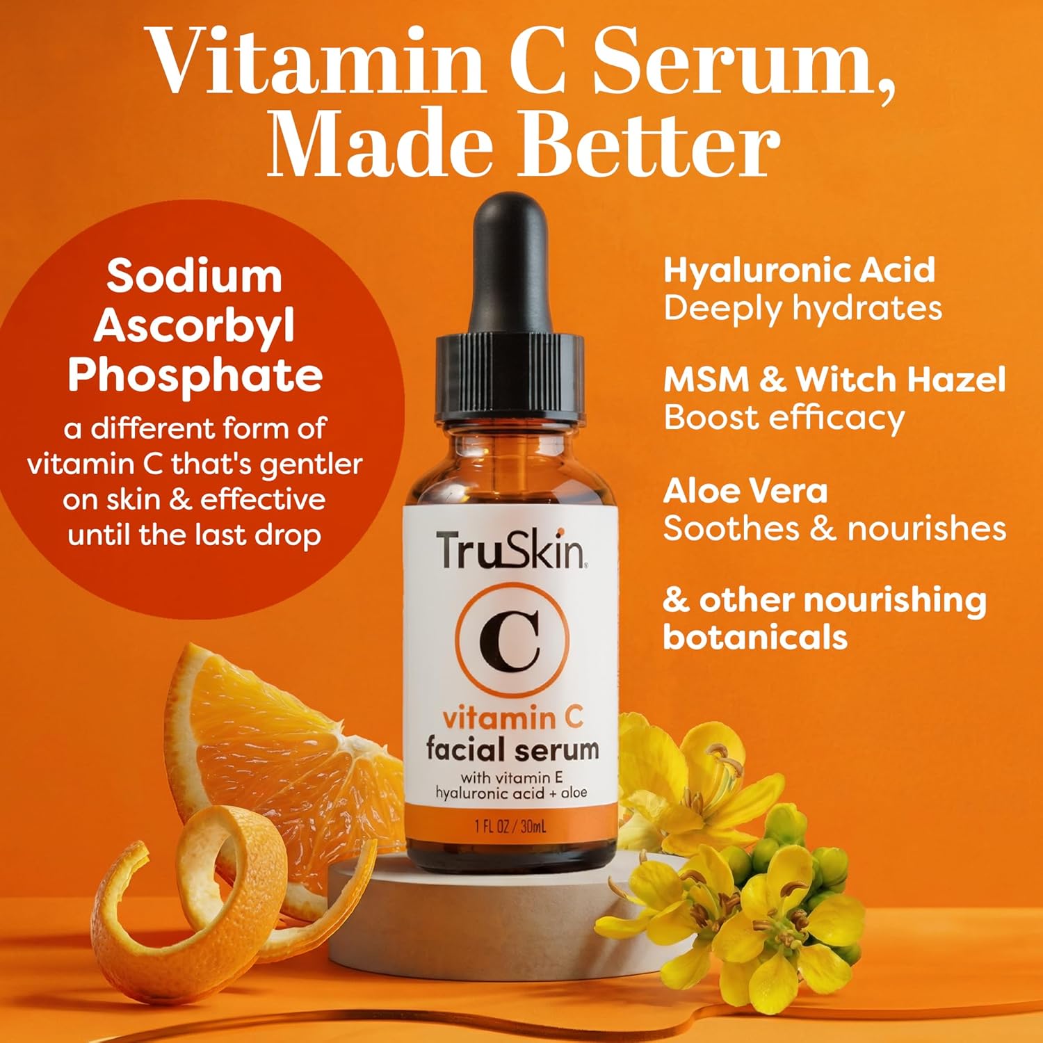 TruSkin Vitamin C Serum for Face – Anti Aging Face Serum with Hyaluron