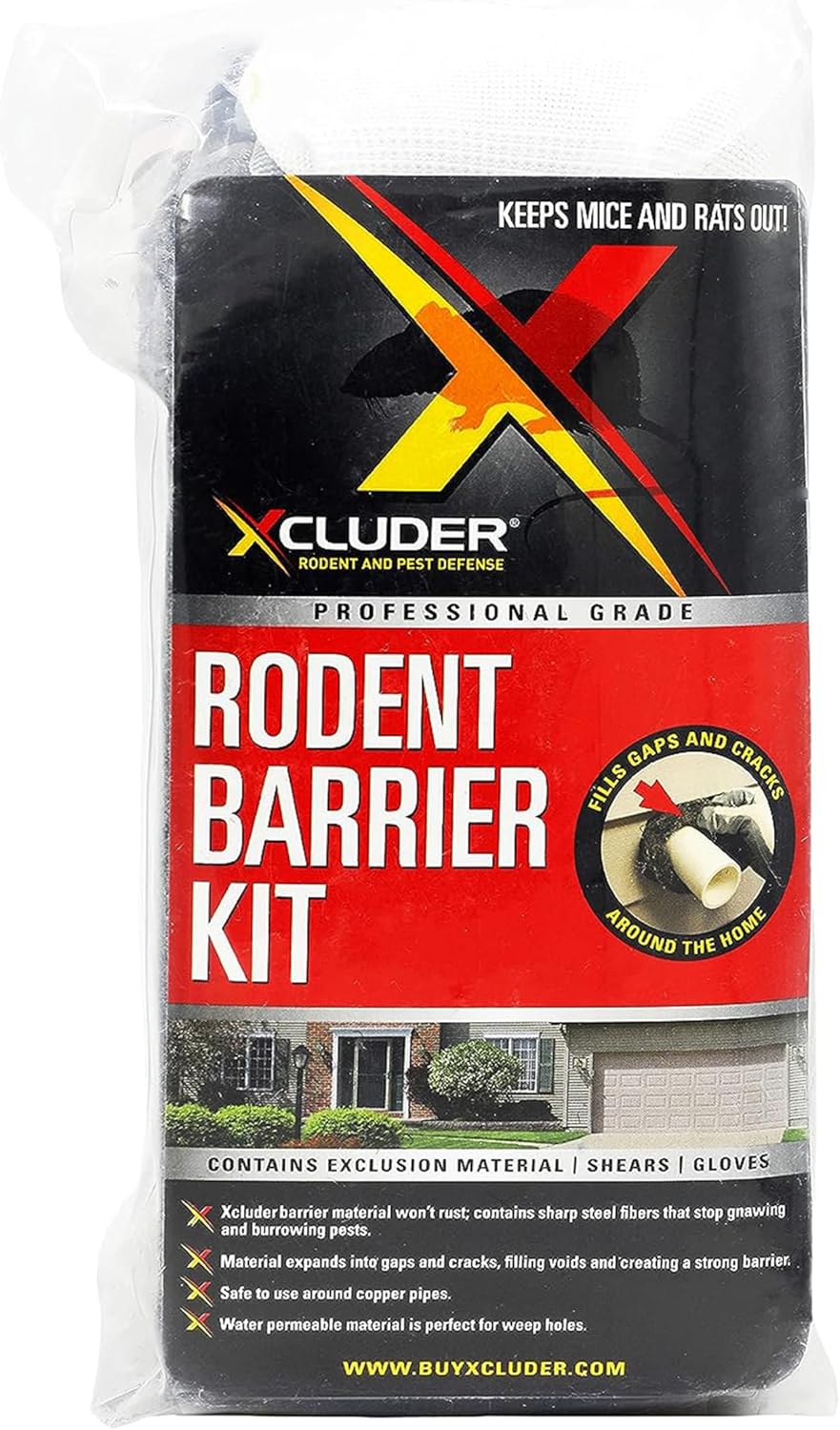 Xcluder Rodent Control Fill Fabric, Large DIY Kit, Stainless Steel Woo