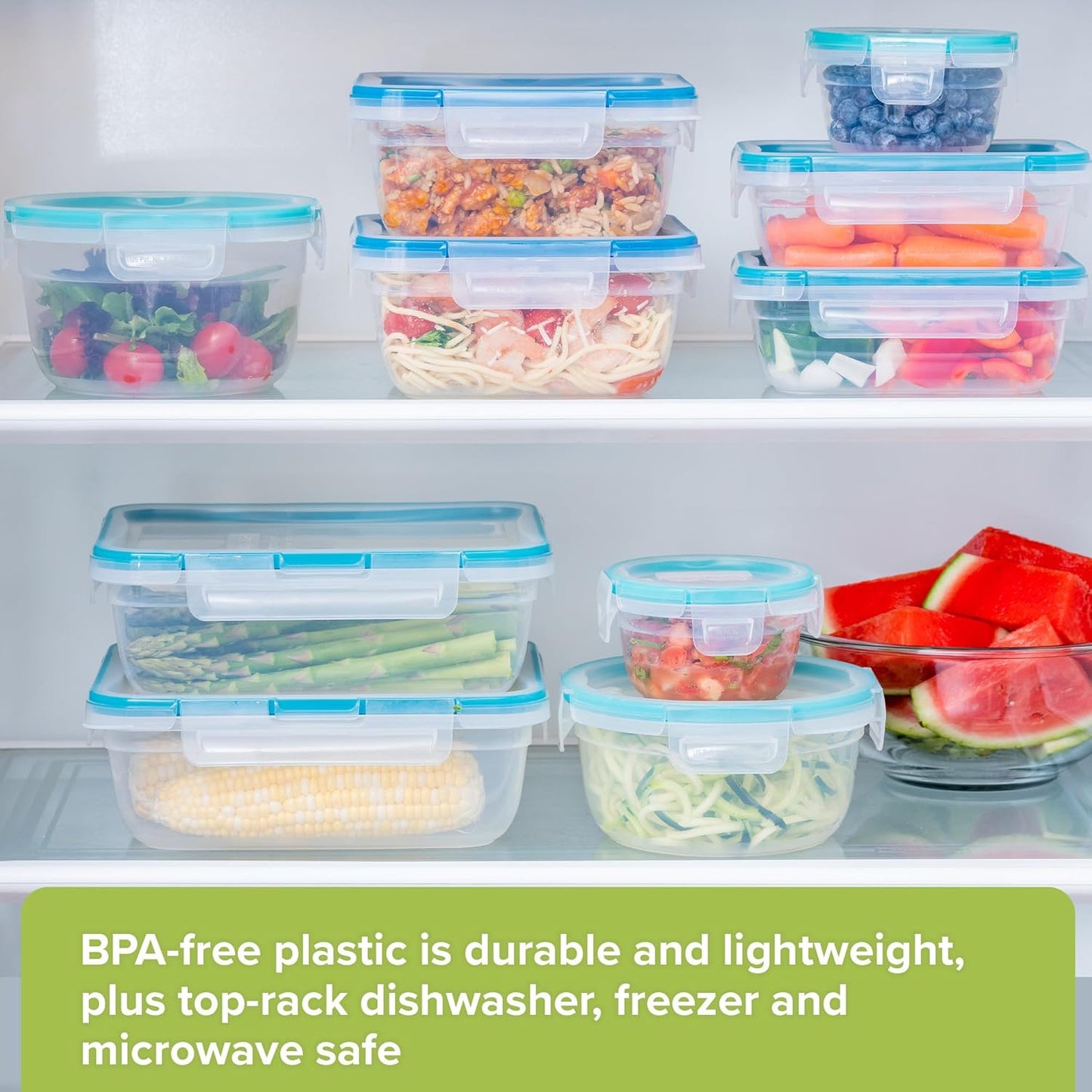 Snapware Plastic Total Solutions (10-Pack, Mixed Sizes) Food Storage C