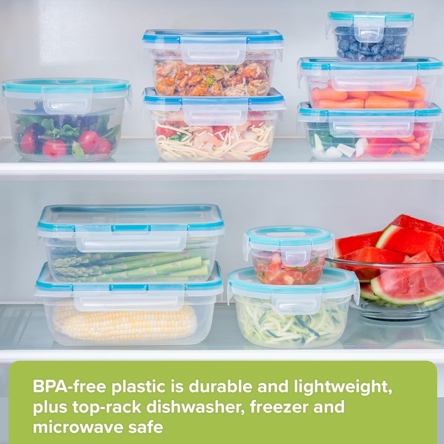 Snapware Plastic Total Solutions (10-Pack, Mixed Sizes) Food Storage C