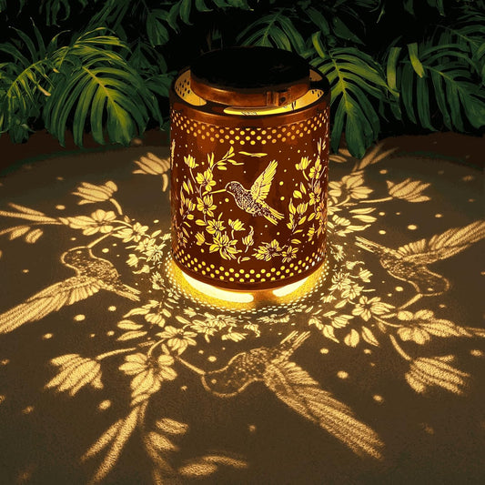 Hummingbird Solar Lanterns Garden Decor Birthday Gifts for Women Mon G