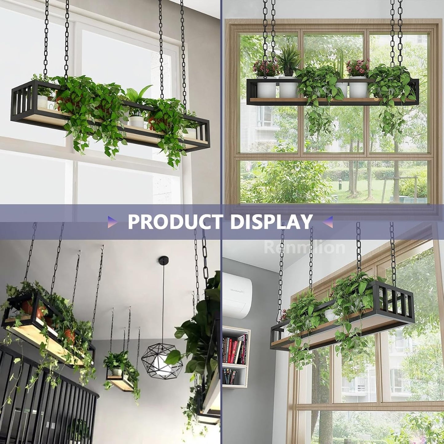 Ceiling Shelf Kitchen Pot Rack/Pan Racks Hanging Shelving - Creative F
