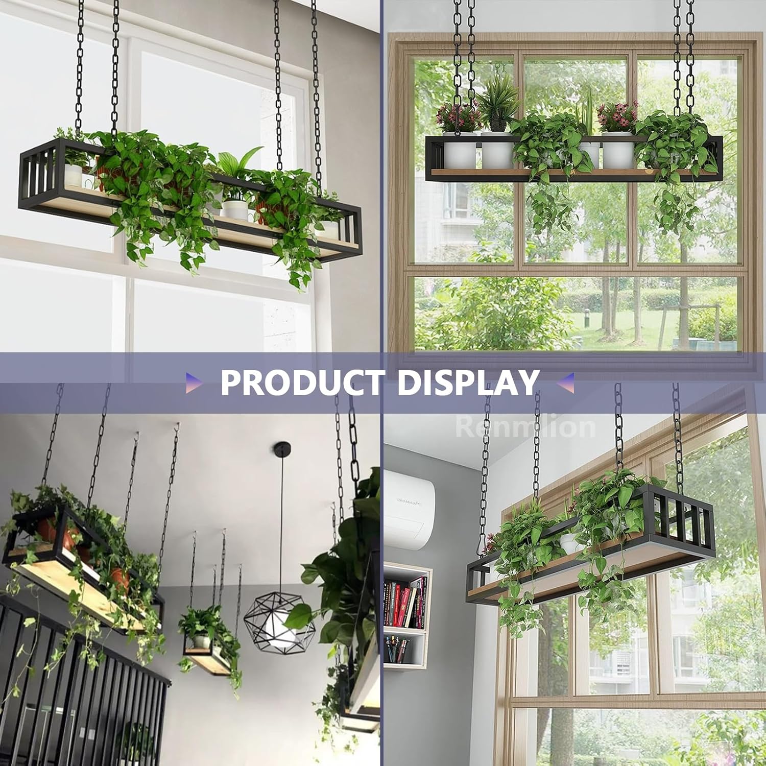 Ceiling Shelf Kitchen Pot Rack/Pan Racks Hanging Shelving - Creative F